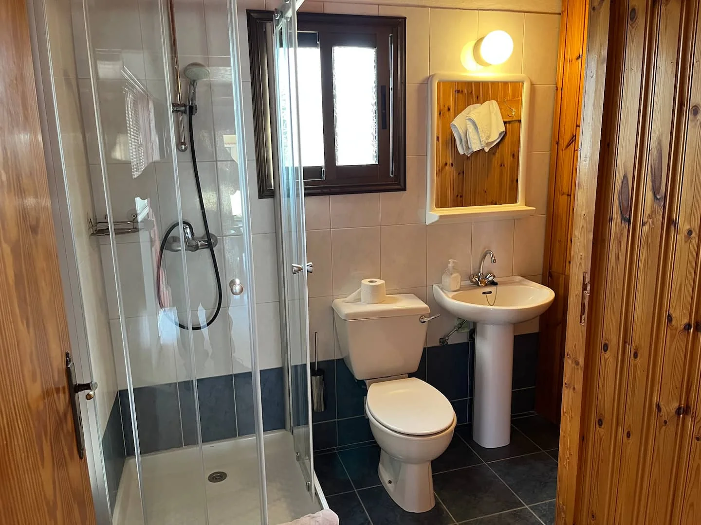 The studio bathroom